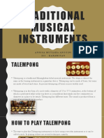 Traditional Musical Instruments