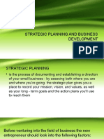 Topic 5 Strategic Planning and Business Development