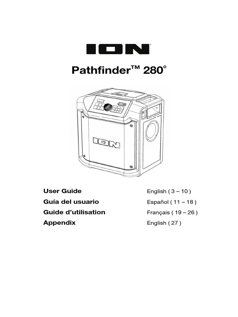 Pathfinder 280 User Guide v1 0 PDF Equalization (Audio) Loudspeaker