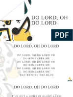 Do Lord, oh do Lord hymn lyrics