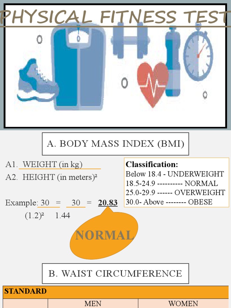Physical Fitness Test Guide | PDF | Body Mass Index | Weight