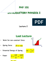 Phy 101 Lecture10 (Momentum and Collisions)