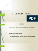 Aturan Integral