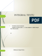 Integral Tentu