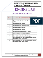 Lab Manual of IC Engine