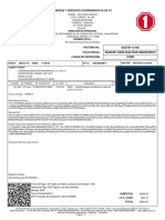 Factura electrónica de gasolina por $500