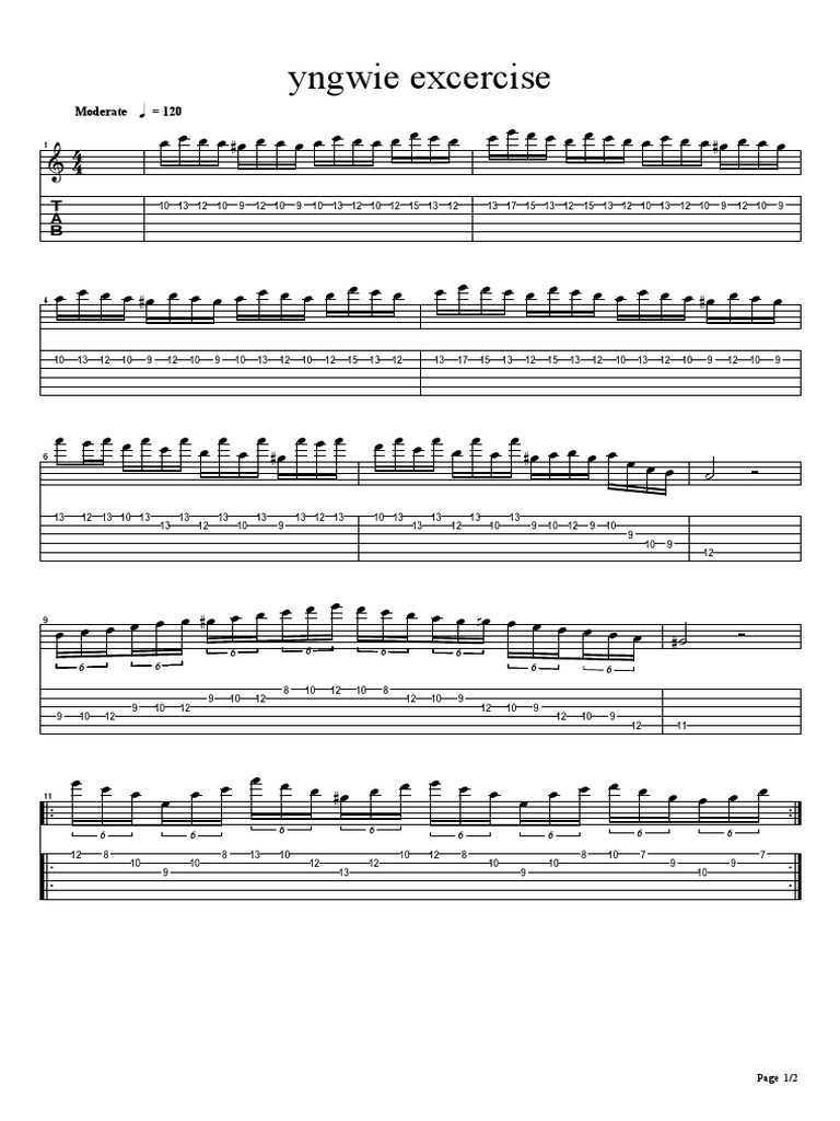 Guitar Technical Exercises