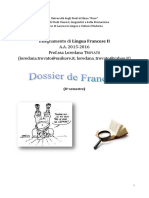 Dossier Lingua II 2015 16 II Semestre