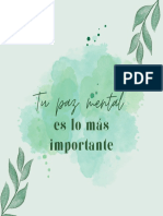 Post para Instagram Frase Amor Propio Orgánico Verde