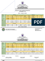 Schedule of Exam Grade 9 10