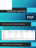 Electrical Network Transfer Function PDF