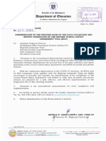 RM - No. - 260 - S. - 2022 Dissemination of The Process Flow of The Data Collection and Reports Generation of The Revised School Safety Assessment Tool (SSAT)