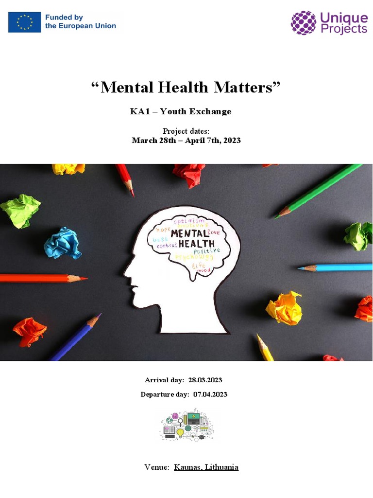 Infopack Mental Health Matters - Lithuania | PDF | Mental Health | Euro
