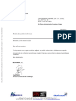 Carta Aceptación Pedidos