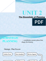 Unit 2 Strategic Planning Essentials