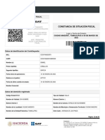 Constancia Situacion Fiscal Actualizada 08-03-2022