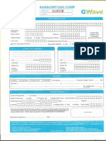 Gwave Subscription Form 2020