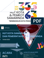 Rangkaian Kegiatan Hut Kota Samarinda 2023