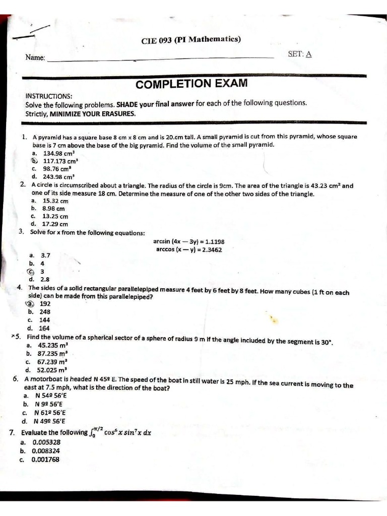 Cie 093 Completion | PDF