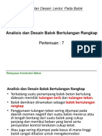 Pertemuan 7 Rekayasa Konstruksi Beton