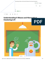 Understanding K-Means and Hierarchical Clustering in R