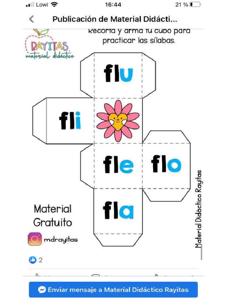 Cubos de Letras | PDF