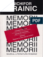 Nichifor Crainic, Memorii, Ed. Muzeul literaturii romane, 2000, 258 p