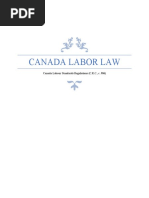 Canada Labor Law