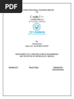 1664651116711C With C - Training Report - 40 Pages