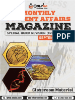 Only Ias Monthly Current Affairs September 2022