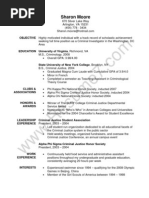 Criminial Justice Resume Sample