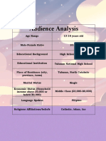 Audience Analysis