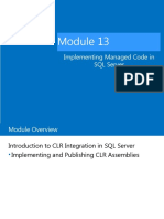 Implementing Managed Code in SQL Server