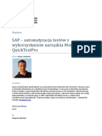 SAP - Mercury Quick Test Pro