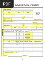 Ltimindtree - Employment Application Form