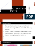 Enterobacteriaceace Part 2