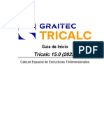 Graitec Tricalc 15.0 2023 Guia de Inicio 55pp
