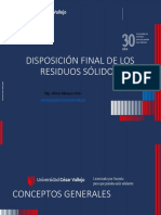 Disposicion Final de Los Residuos Solidos