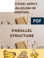 Apply Parallelism in Writing