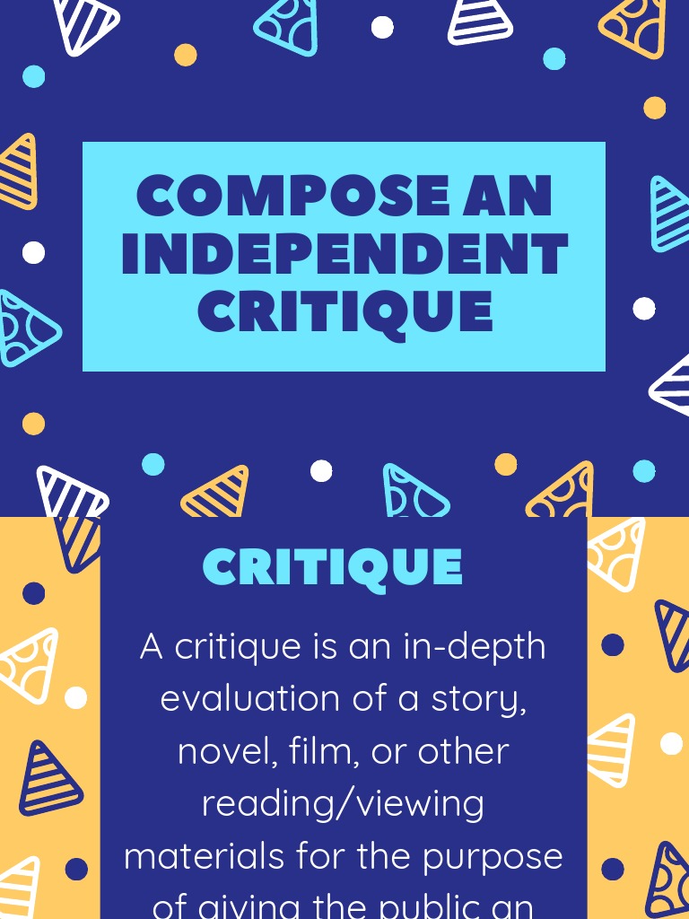 G10 - Critique Paper | PDF | Narrative | Essays