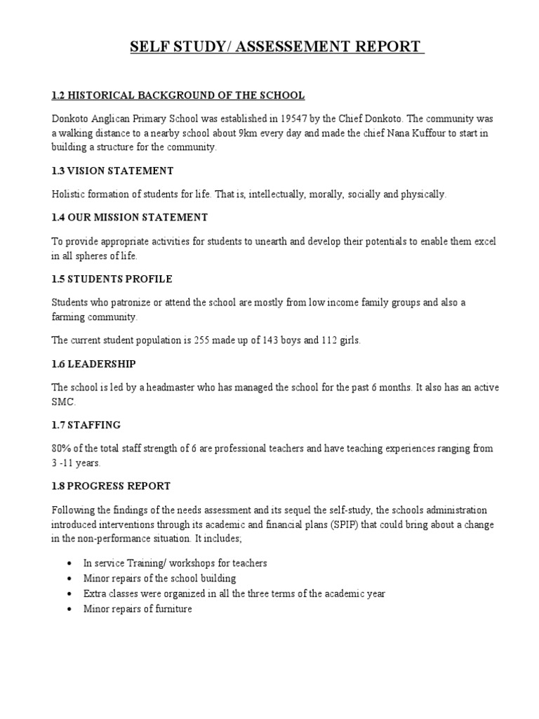 History of Donkoto Anglican Primary School | PDF | Teachers | Learning