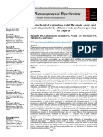 Phytochemical Evaluation, Total Flavonoid Assay, and Antioxidant Activity of Sansevieria Zeylanica Growing in Nigeria.