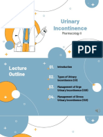 Lecture 8 - Urinary Incontinence