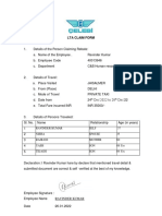 LTA Claim Form