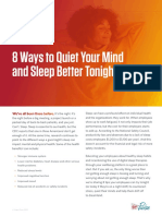8 Ways To Quiet Your Mind and Sleep Better Tonight