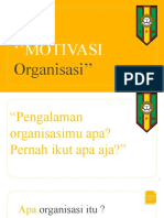 Motivasi Organisasi