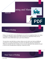 Lesson 2 Kinds of Eating and Managing Stress