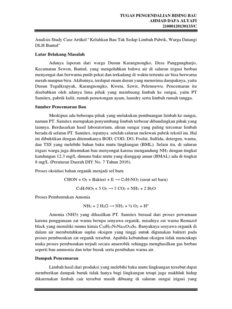 Environmental, Health, and Safety Guidelines For Textile Manufacturing