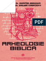 Pr Prof Dr Dumitru Abrudan Diac Prof Dr Emilian Cornitescu Arheologie Biblica
