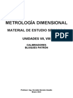 Semana 3 Metrología Dimensional - Material de Estudio-Unidades Vii y Viii